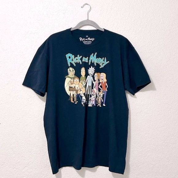Rick and Morty blue t shirt size 2X - Picture 1 of 16
